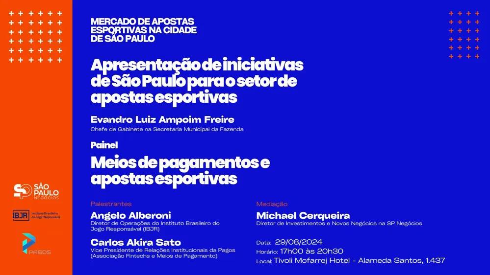 Evento nesta quinta vai debater mercado de apostas na cidade de São Paulo