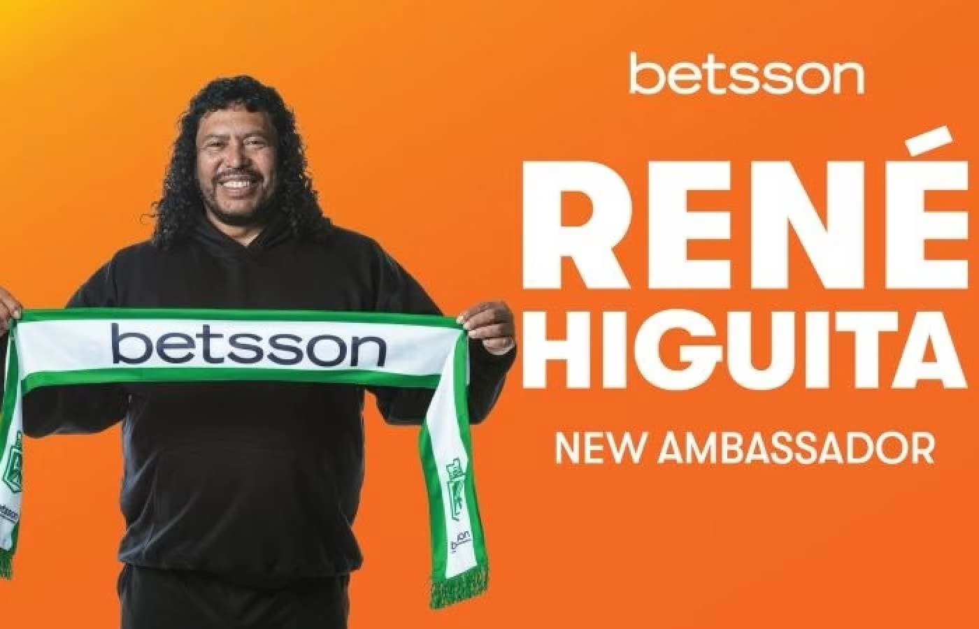 Betsson celebra "escorpião" do futebol Higuita como embaixador 