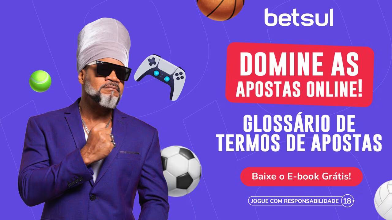 Betsul lança e-book gratuito com glossário de termos de apostas esportivas