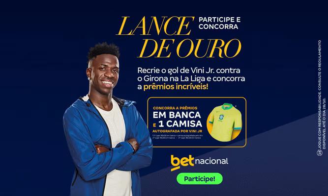 Betnacional lança ação em apoio a Vinicius Junior no prêmio Bola de Ouro
