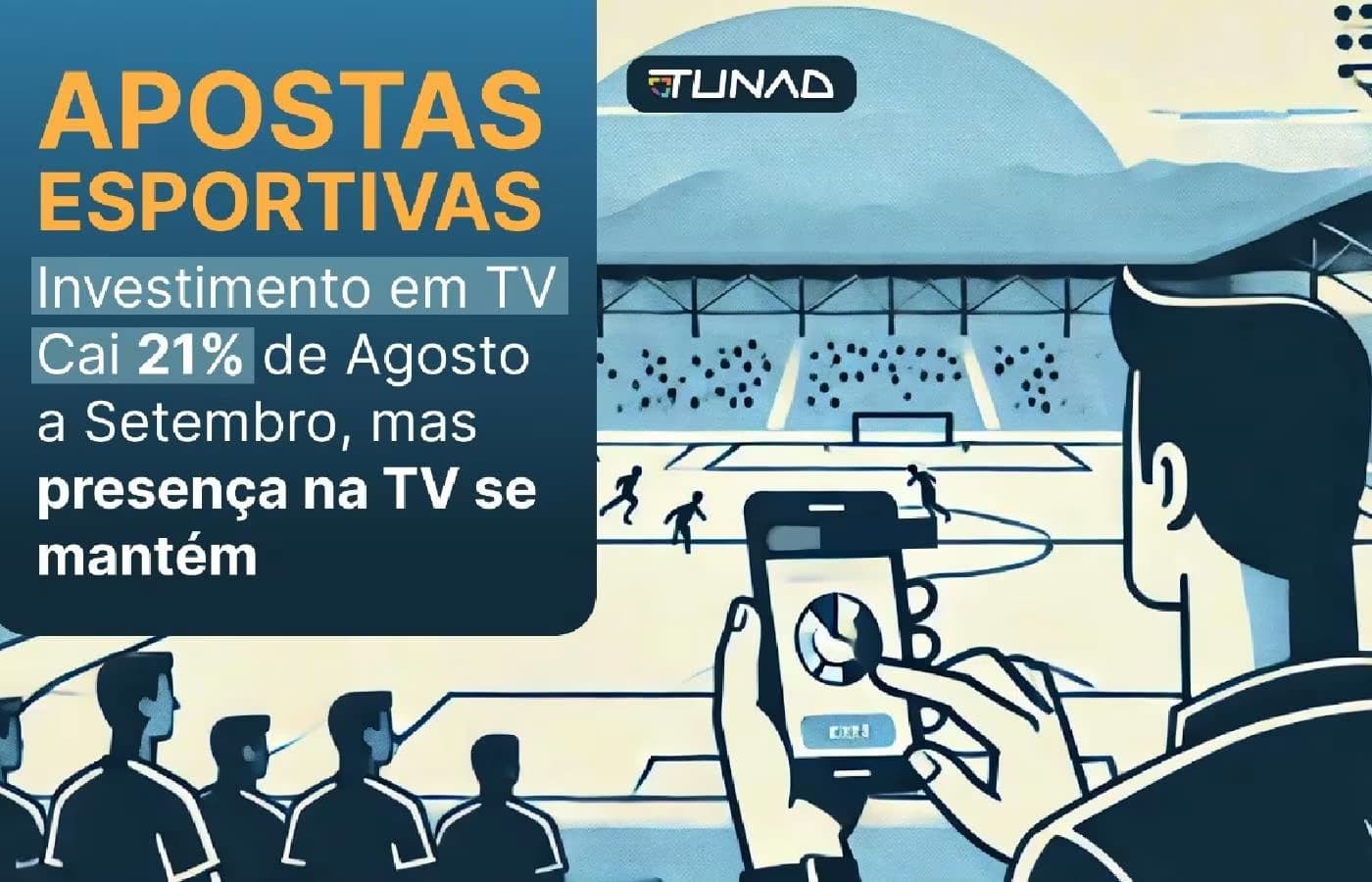 Investimento de bets em publicidade na TV caiu 21 % no mês de setembro, revela estudo 