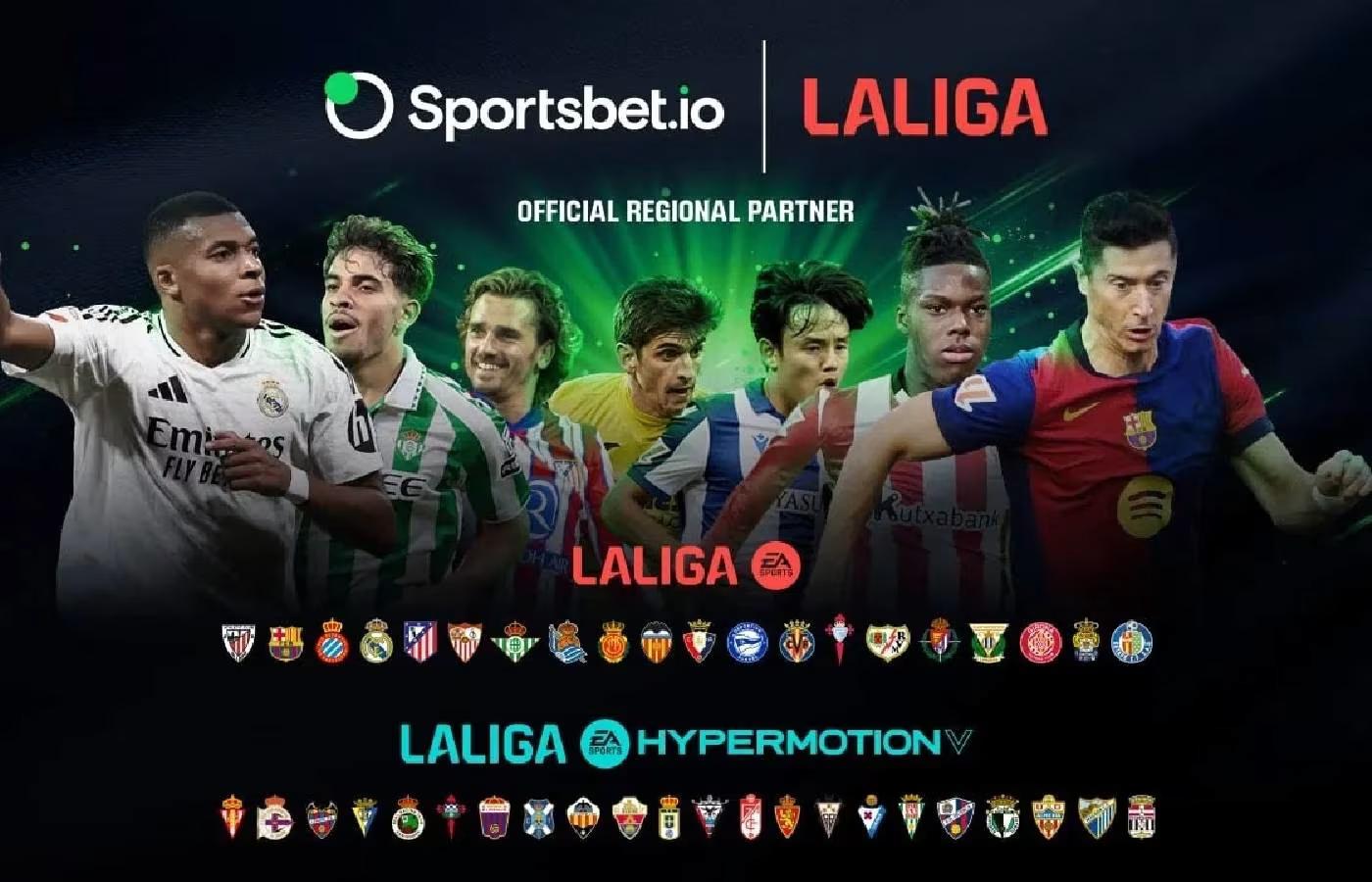 Sportsbet.io é a nova parceira oficial de apostas da LaLiga para a região MENAT