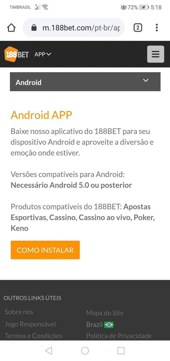 app 188bet android