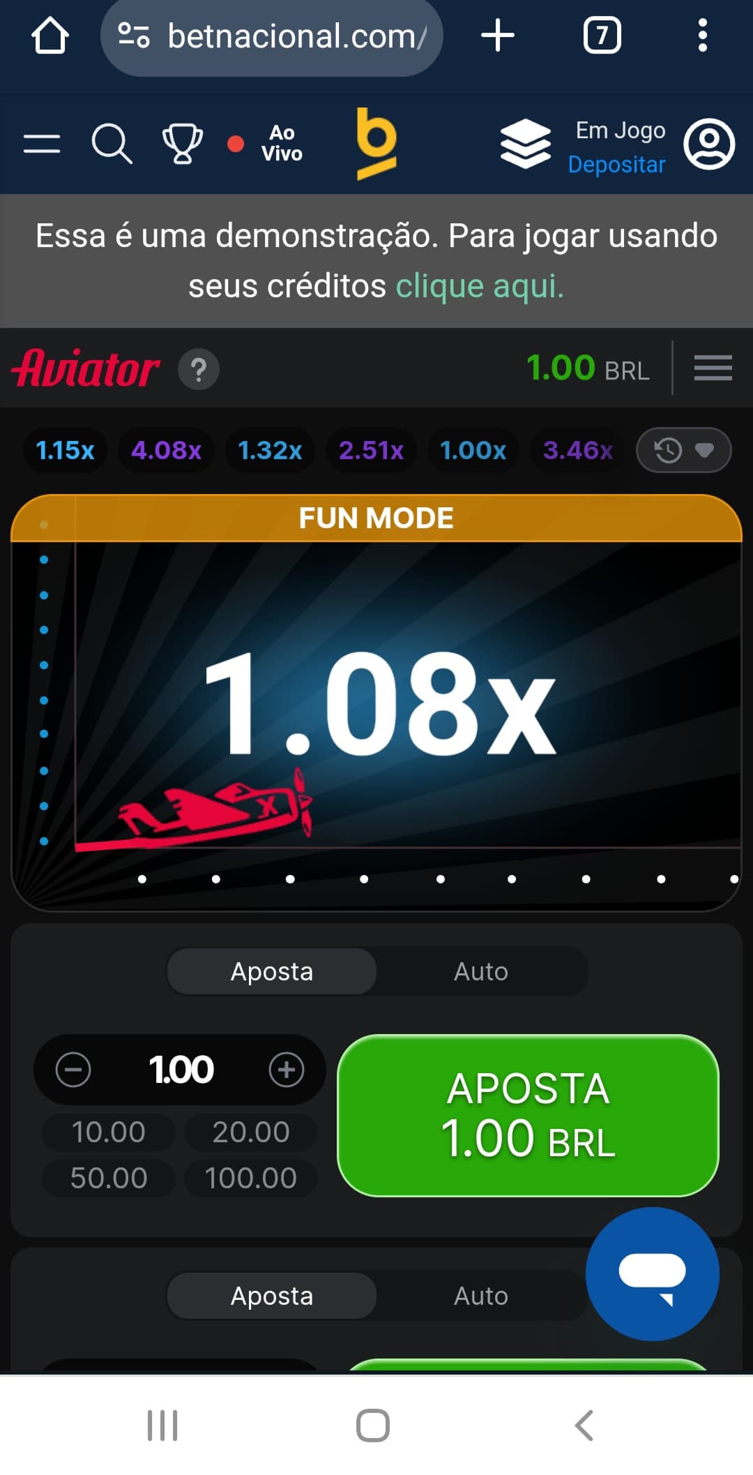 betnacional cassino aviator jogar gratis