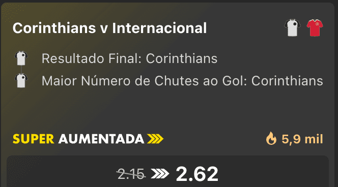 super aumentada bet365