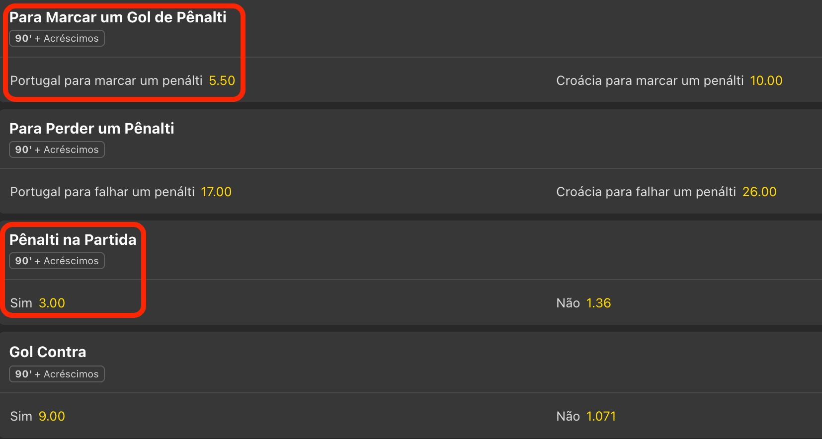 APOSTAR GOL PENALTI