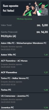 Bilhete Pronto 04/05