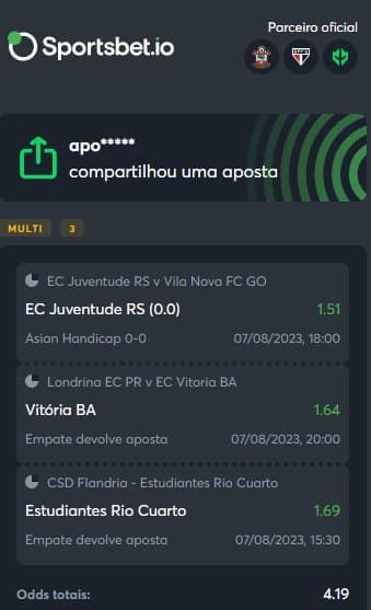 Bilhete Moderado