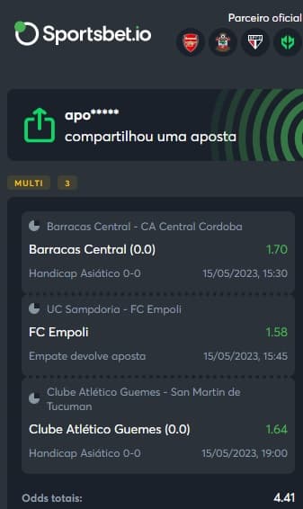 Bilhete Moderado