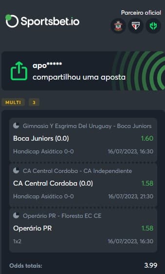 Bilhete Moderado