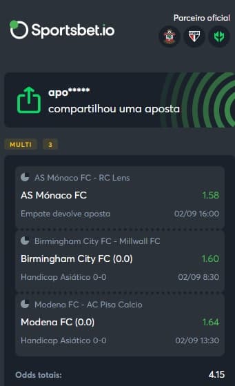 Bilhete Moderado