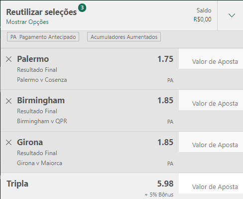 Bilhete Moderado
