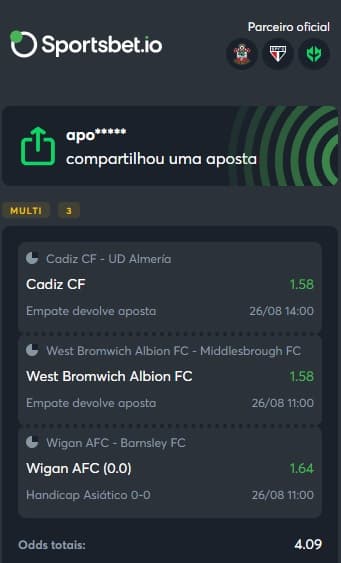 Bilhete Moderado