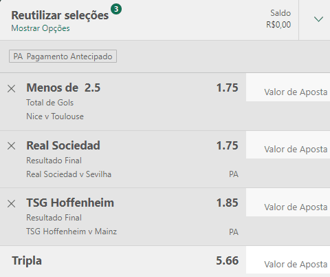 Bilhete Moderado