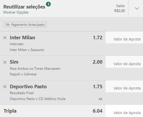 Bilhete Moderado