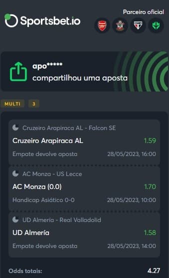 Bilhete Moderado
