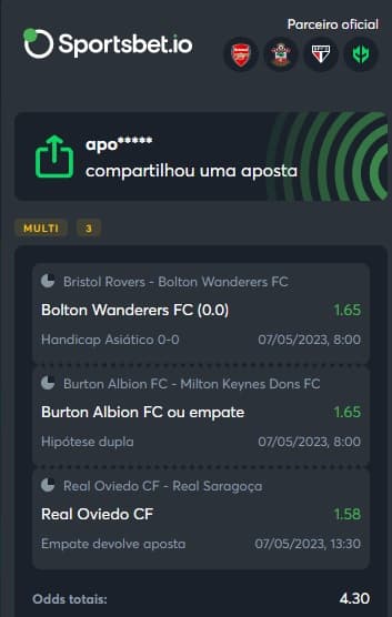Bilhete Moderado