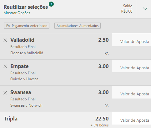 Bilhete Pronto Ousado