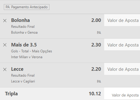 Bilhete Pronto Ousado