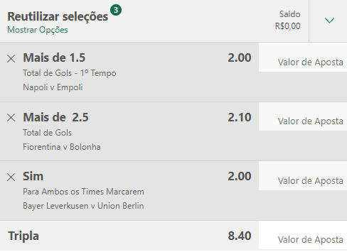 Bilhete Pronto Ousado