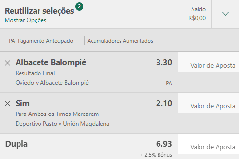 Bilhete Pronto Ousado