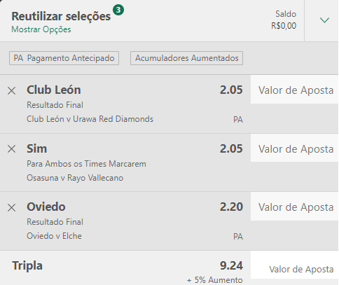 Bilhete Pronto Ousado