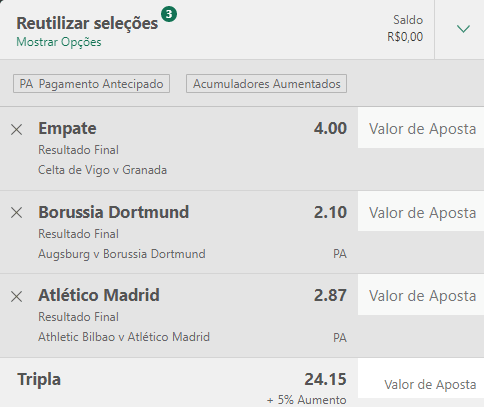 Bilhete Pronto Ousado