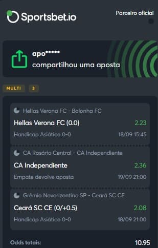 Bilhete Pronto Ousado