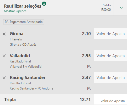 Bilhete Pronto Ousado