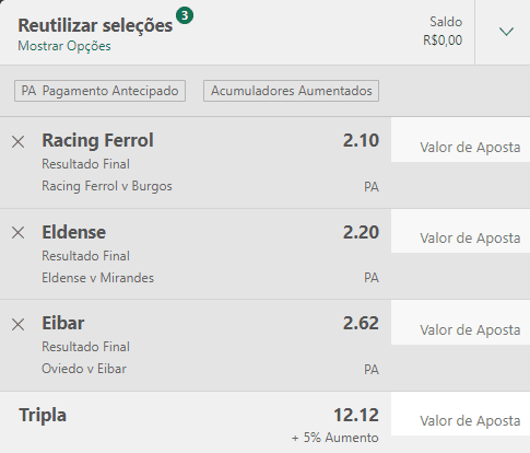 Bilhete Pronto Ousado