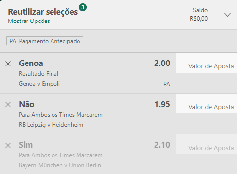 Bilhete Pronto Ousado