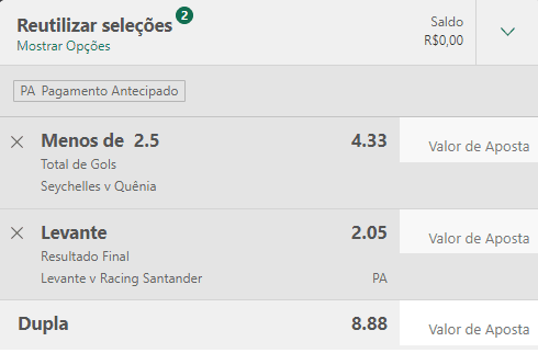 Bilhete Pronto Ousado