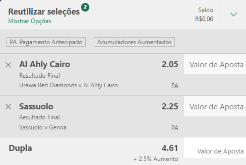 Bilhete Pronto Ousado