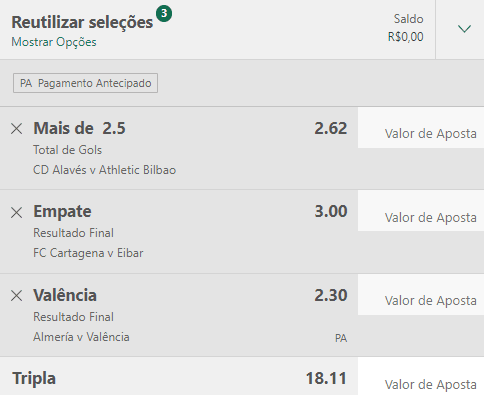 Bilhete Pronto Ousado