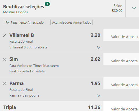 Bilhete Pronto Ousado