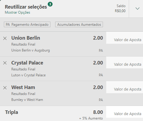 Bilhete Pronto Ousado
