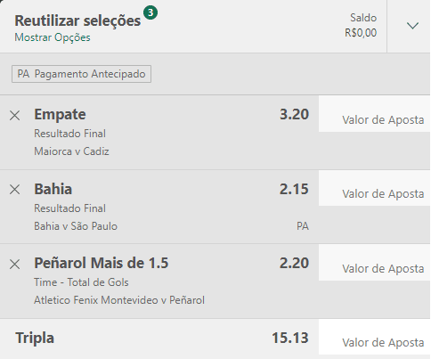 Bilhete Pronto Ousado