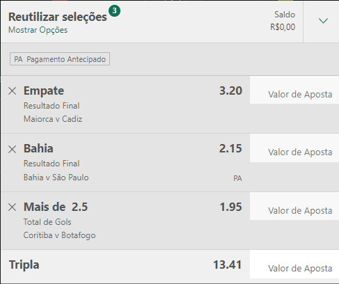 Bilhete Pronto Ousado