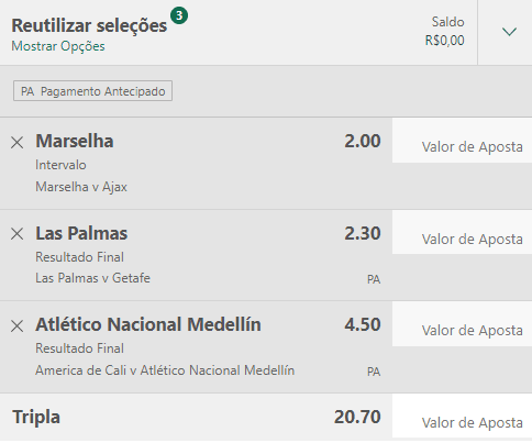 Bilhete Pronto Ousado