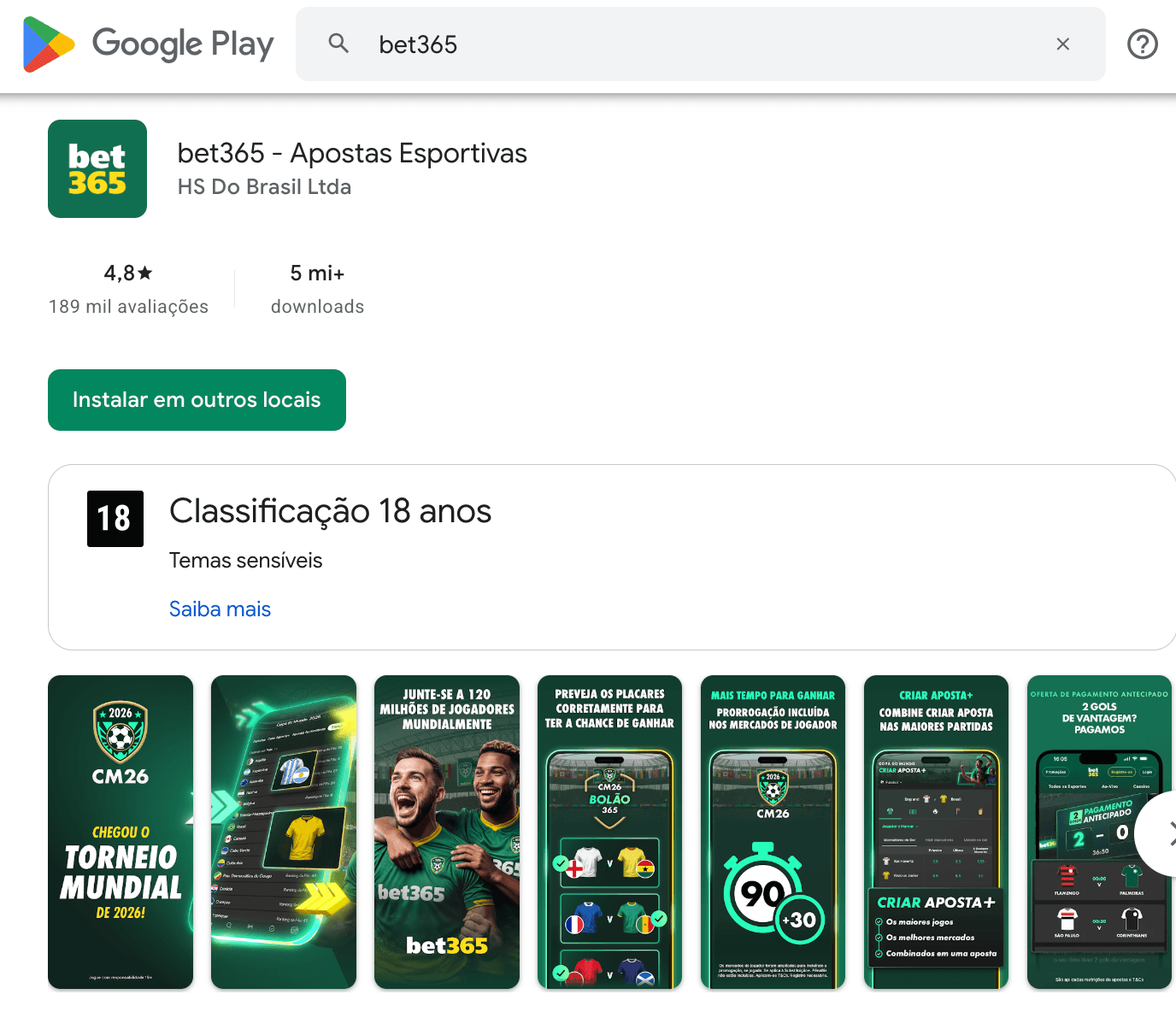 bet365 baixar app