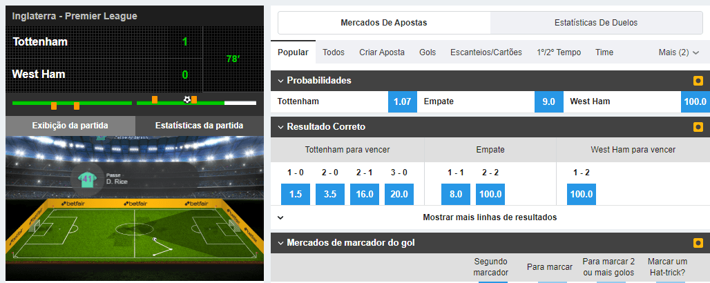 apostas ao vivo