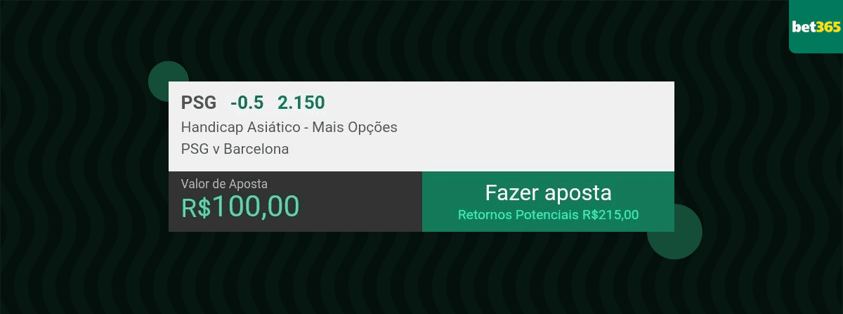 bet 365 handicap asiatico -0,5