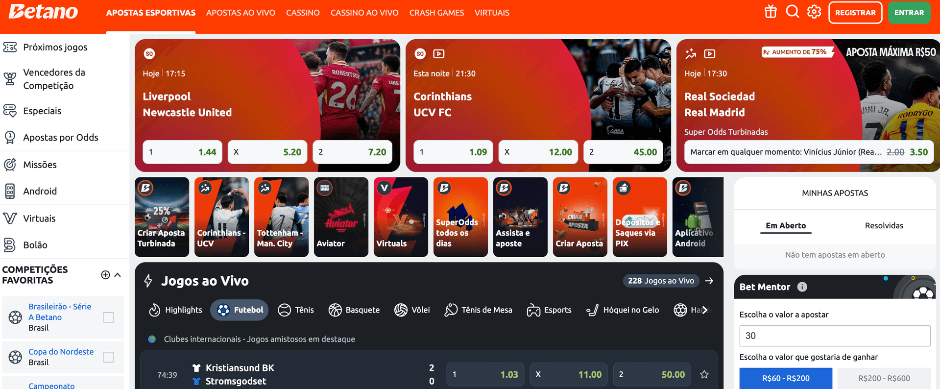 betano pagina apostas esportivas