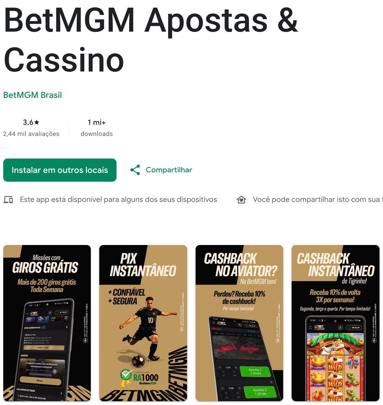 baixar app betmgm