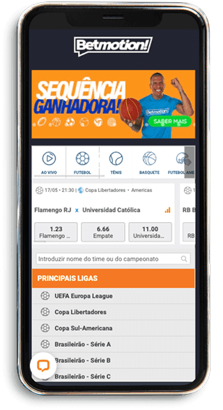 tela celular betmotion