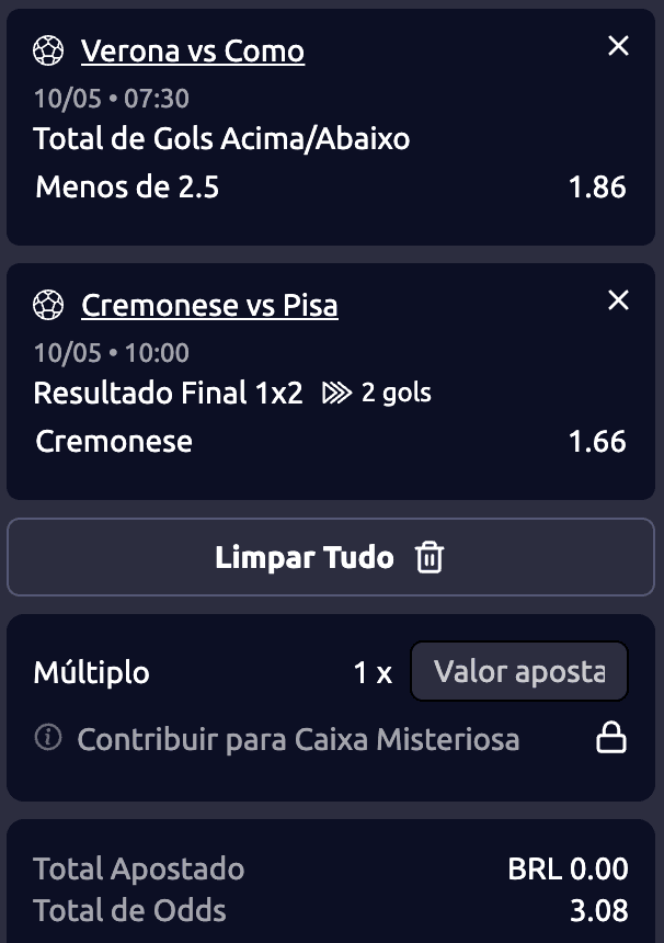 bilhete moderado fds