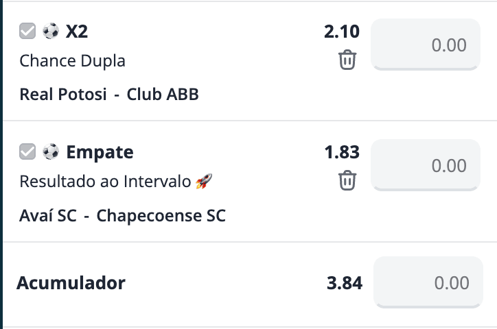 bilhete ousado 03.06