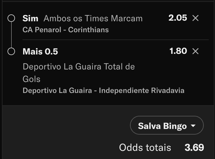 bilhete ousado 21.05