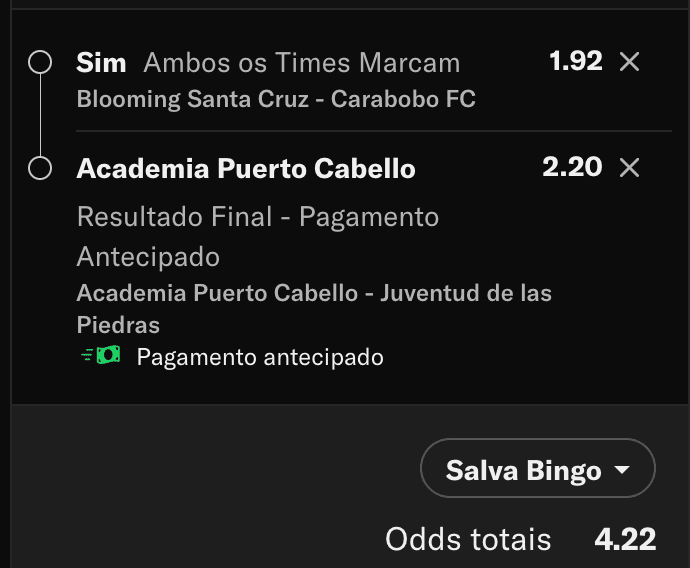 bilhete ousado 21.05