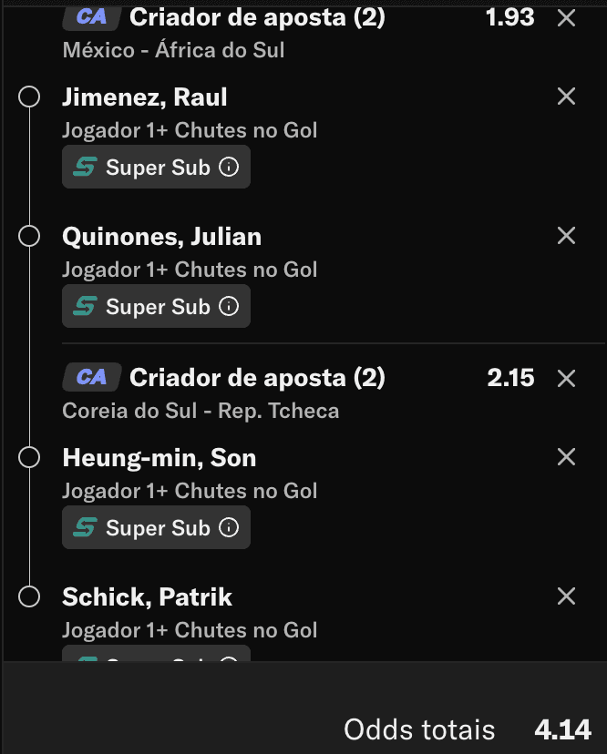 bilhete ousado 11.06